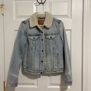 Levi's Original Sherpa Trucker Jacket - Light Wash
